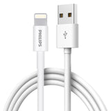 Philips Accessories USB-A to Lightning Charging Cable 2m. (White) DLC4578V