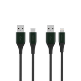 Nokia Pro Cable P8201A Combo (Green) - Lightning & Type C Cable (1.25m)