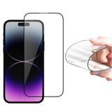 Philips HD Ceramic Screen Protector Filter for iPhone 14/iPhone 13/iPhone 13 Pro, Nano Coated Hydrogel Screen Protector HD Clear Explosion-Proof Film Anti-Oil Anti-Fingerprint Full Coverage Hardness 9H DLK7102