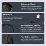 Nokia Wireless Bluetooth 5.3 Headphones Over Ear, Pair Two Devices Simultaneously Bluetooth Headset, 40 Hours Comfortable Earpads Headsets Wired Mode with Mic for Cellphone PC Tablets,Black E1300