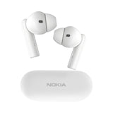 Nokia Wireless Earbuds, Bluetooth 5.3 Earphones In Ear with Dual ENC Noise Cancelling Mic,Touch Control, New Bluetooth Earbuds Deep Bass Stereo Sound, 20H Playtime Wireless Headphones, White E3102Plus