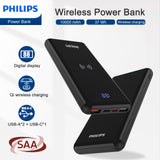 Philips Wireless 10,000mAh Power Bank (DLP9520C)