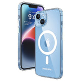 Philips for iPhone 14 Plus Case Clear, Supports Magnetic Wireless Charging, Non-Yellowing Shockproof Phone Bumper Cover【100 Times Drop Test】【Compatible with MagSafe】 DLK6108T