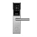 Buckko Locks ZM-1 Smart Door Lock Lever Handle Fingerprint PIN RFID Key Silver