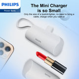 Philips mini PowerbankMobile battery 4800mAh high Capacity Lightweight and Compact DLP2550VW