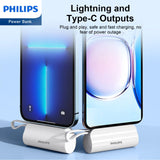 Philips mini PowerbankMobile battery 4800mAh high Capacity Lightweight and Compact DLP2550VW