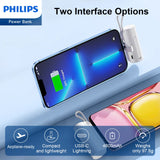 Philips mini PowerbankMobile battery 4800mAh high Capacity Lightweight and Compact DLP2550VW