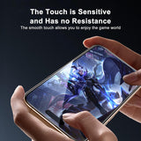 Buckko Ceramic HD Film Screen Protector for iPhone 15 Scratch-Resistant Impact-Resistant Anti-Fingerprint