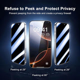 BUCKKO Privacy Ceramic Film Screen Protector for iPhone 14 Pro