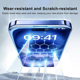 BUCKKO HD Clear Tempered Glass Screen Protector for iPhone 16 Pro Max