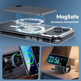BUCKKO Clear MagSafe Case PM 18PM Hard Cover Shockproof for iPhone 17 Pro Max / iPhone 18 Pro Max