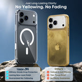 BUCKKO Clear MagSafe Case Shockproof Hard Cover for iPhone 15 Plus / iPhone 15
