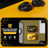 Transformer Bumblebee Clip-on Wireless Earphone Yellow TF-T05