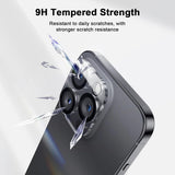 BUCKKO Camera Lens Protector for iPhone 16 Pro/16 Pro Max 【Anti-Scratch】-1PCS