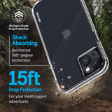 Pelican Ranger Micropel Phone Case for iPhone 14 Plus, Clear Polymer