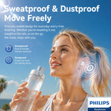 Philips TAT2169 Black True Wireless Headphones Charging Case for iPhone 18 Pro/Pro Max/Duo and Android