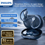 Philips TAQ2120 Open-Ear Bluetooth 6.0 Headphone, Dark Blue User Manual Plastic