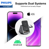 Philips 3-in-1 Magnetic Wireless Charger for iPhone| iWatch| Airpod DLK3540Q