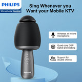 Philips Wireless Bluetooth Microphone For Karaoke / Speaker Handheld Mic Blue DLM9318CB