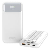 Philips 10000mAh PowerBank With Three Charging Cables DLP1912CW