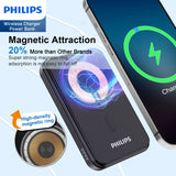 Philips 10000mAh 15W Wireless Charger Power Bank，Explorer's Edition Wireless MagSafe Power Bank DLK2716Q