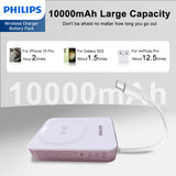 Philips 10000mAh MagSafe Wireless Charging Power Bank Pink DLP2717QP