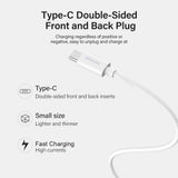 Philips Accessories USB-C to USB-C Charging Cable 1.25m. (White) DLC4576C