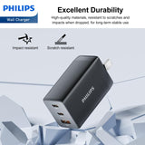 Philips 65W Black Power Adapter Wall Charger Plug DLP6345CB