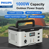 Philips Outdoor Power Supply 1000W High Power Mobile Power Station(DLP8092CG)