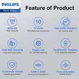 Philips Outdoor Power Supply 600W High Power Mobile Power Station(DLP8093CG)