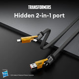 TRANSFORMERS TF-A15 Deformed 4-in-1 Charging Cable 65W Super Fast Braided Cord Quick Charge