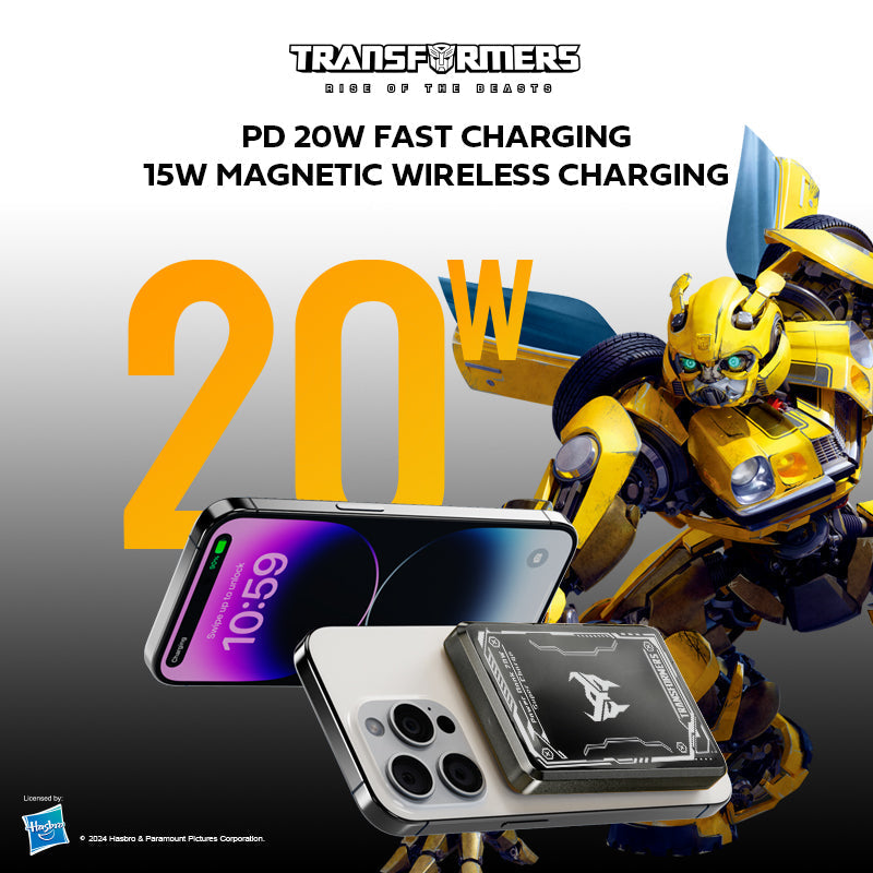 Transformers Magnetic Wireless Portable 10000mAh 15W Fast Charger ...