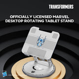 Transformers Rotating Foldable iPad Holder Stand Sliver TF-X02