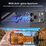 BUCKKO Rear Camera Protector Tempered Glass for iPhone 17 Series - iPhone 17 Pro