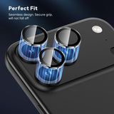 BUCKKO Camera Lens Protector Tempered Glass for iPhone - iPhone 17 / Black