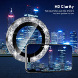 BUCKKO Camera Lens Protector Tempered Glass for iPhone - iPhone 16 Plus / Black