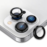 BUCKKO Camera Lens Protector Tempered Glass for iPhone - iPhone 15 Pro / Black