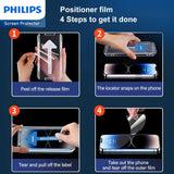 Philips High Transparency Tempered Glass Screen Protector for iPhone 14/iPhone 13 /iPhone 13 Pro DLK1202