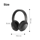 Nokia Essential Wireless Headphones E1200 ANC (Black) Noise Cancelling Built-in