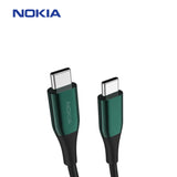 Nokia Pro Cable P8200 Combo (Green) - Lightning & Type C-C Cable (1.25m)
