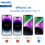 Philips Privacy Tempered Glass Screen Protector for iPhone 14 Plus DLK5503