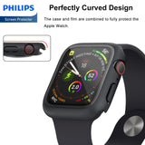 Philips HD Tempered Glass Screen Protector for Apple Watch Series 7/8 45mm (DLK2205B)