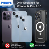 Philips Waterproof Case with MagSafe for iPhone 14 Pro (DLK6202B)